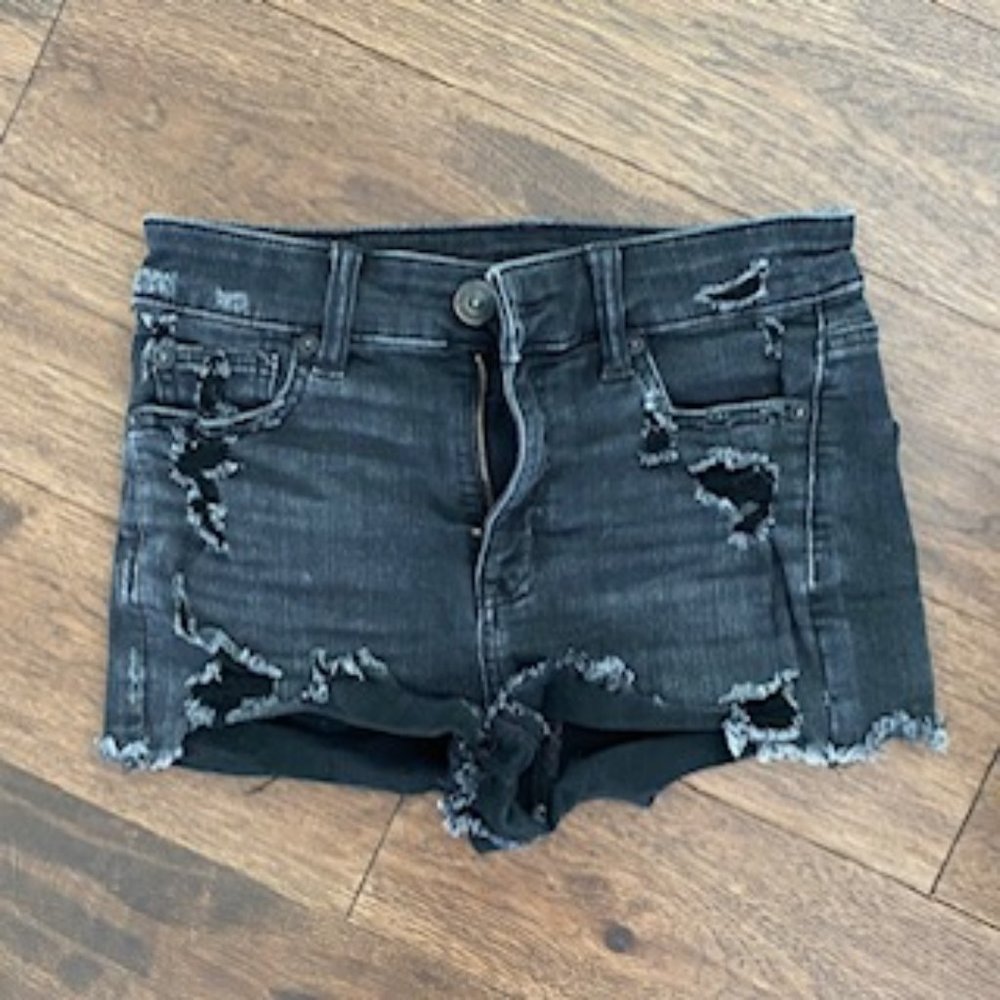 Next Level Stretch American Eagle Jean Shorts